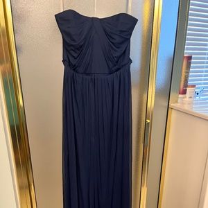 David’s bridal one shoulder dress